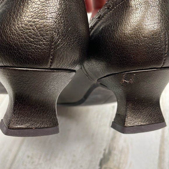 Stuart Weitzman kitten heel loaders - pewter - 8.5M - Picture 7 of 9